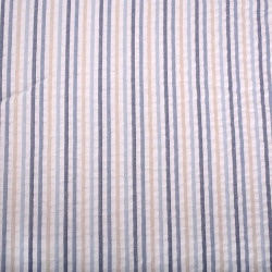 Seersucker JOE Off-White / Blue